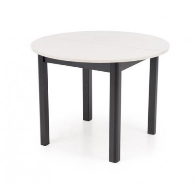 Стол обеденный HALMAR RINGO кашемир/черный 102-142/102